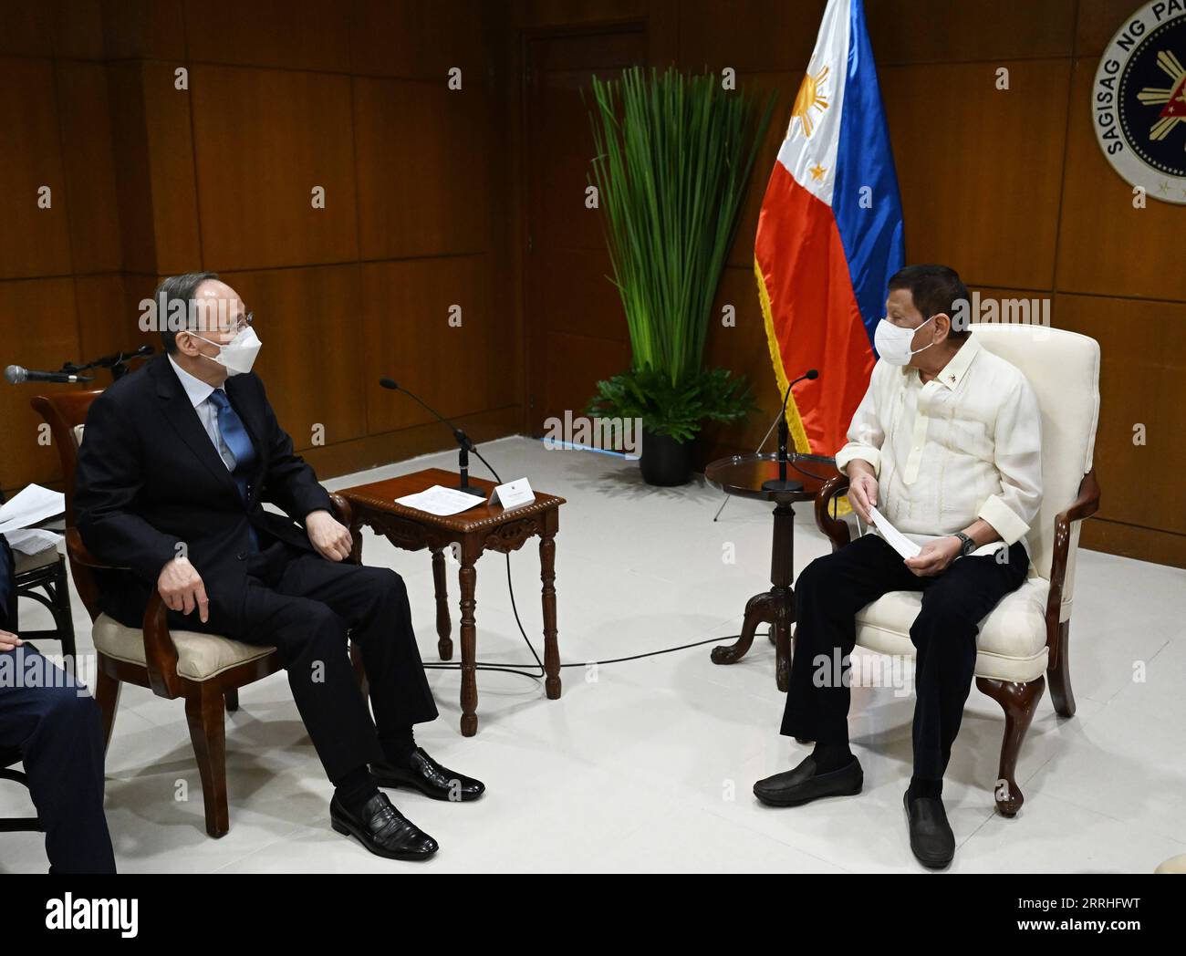 220630 MANILA, June 30, 2022 Chinese Vice President Wang Qishan