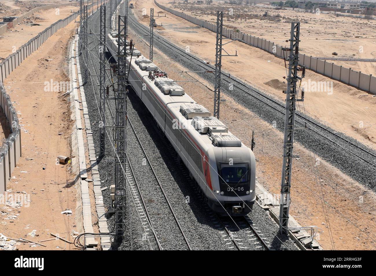 220630 CAIRO, June 30, 2022 Photo shows the Light Rail Transit