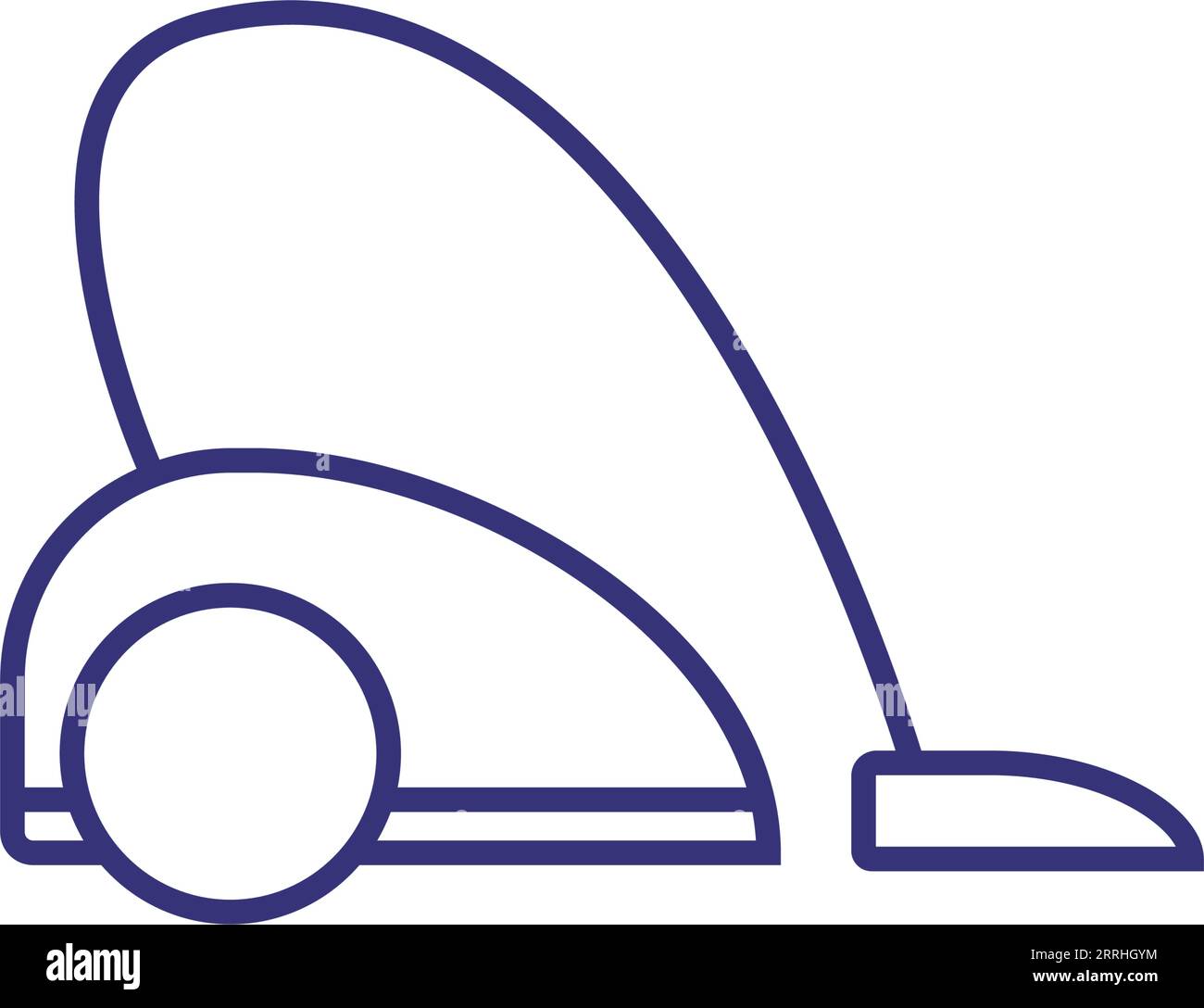 Vacuum cleaner line icon. Dust, floor, tool Stock Vector Image & Art ...
