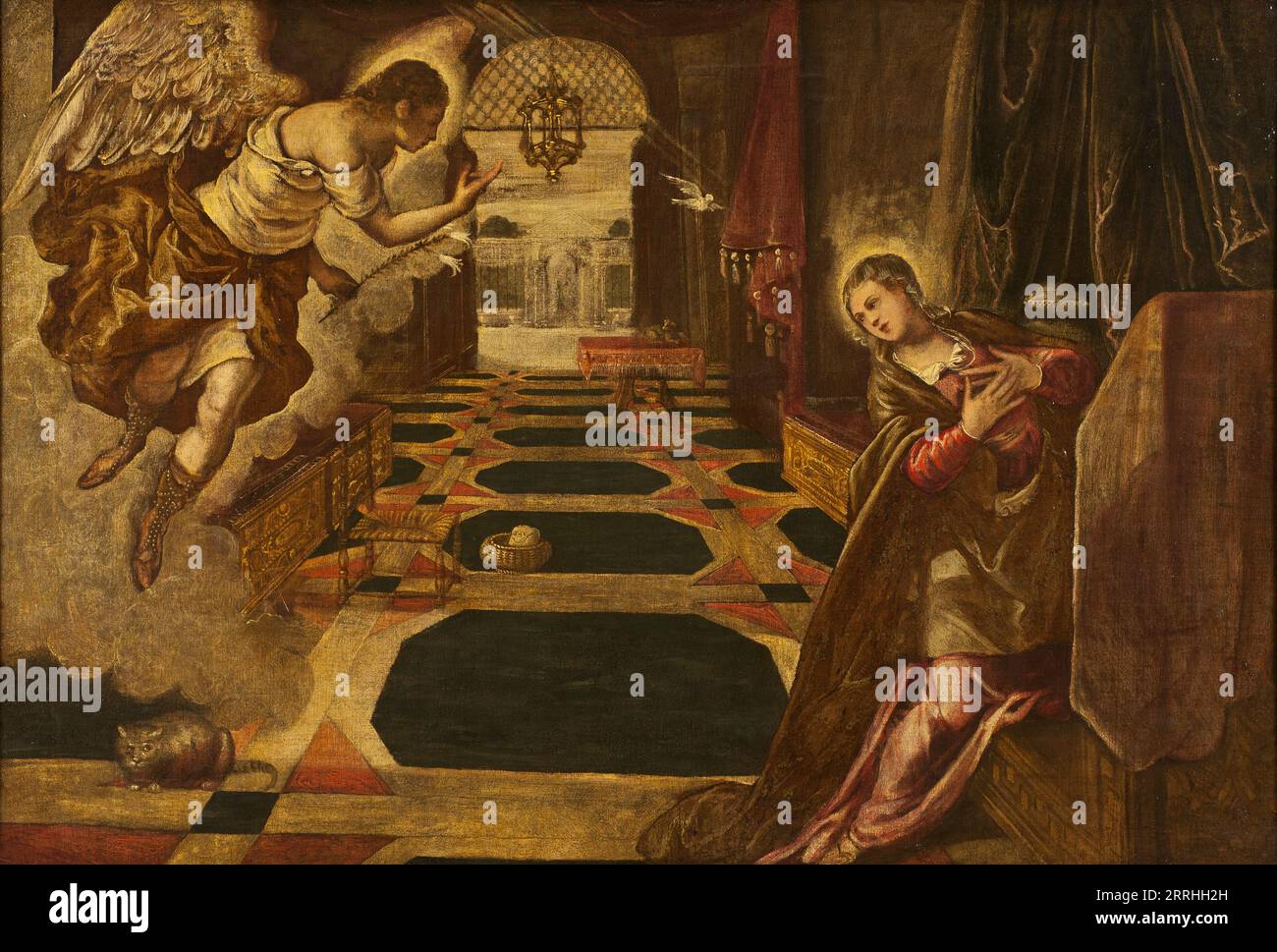 The Annunciation, Unknown date Stock Photo Alamy