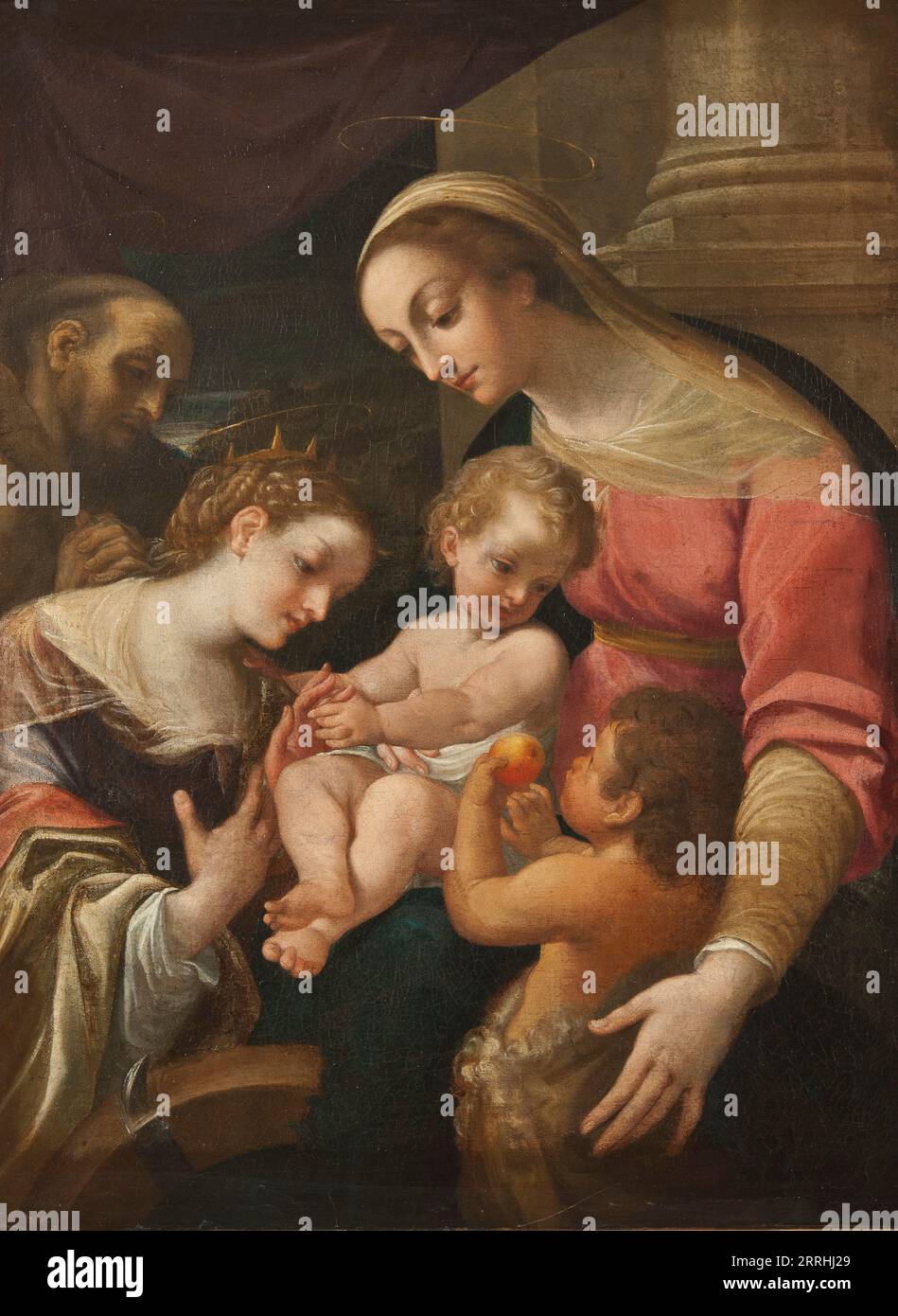 The Mystic Marriage of St Catherine, Unknown date Stock Photo - Alamy