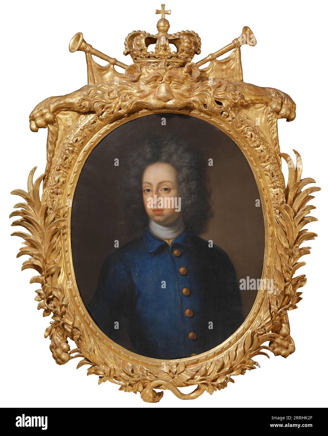 Portrait of Charles XI, c1680. Stock Photo