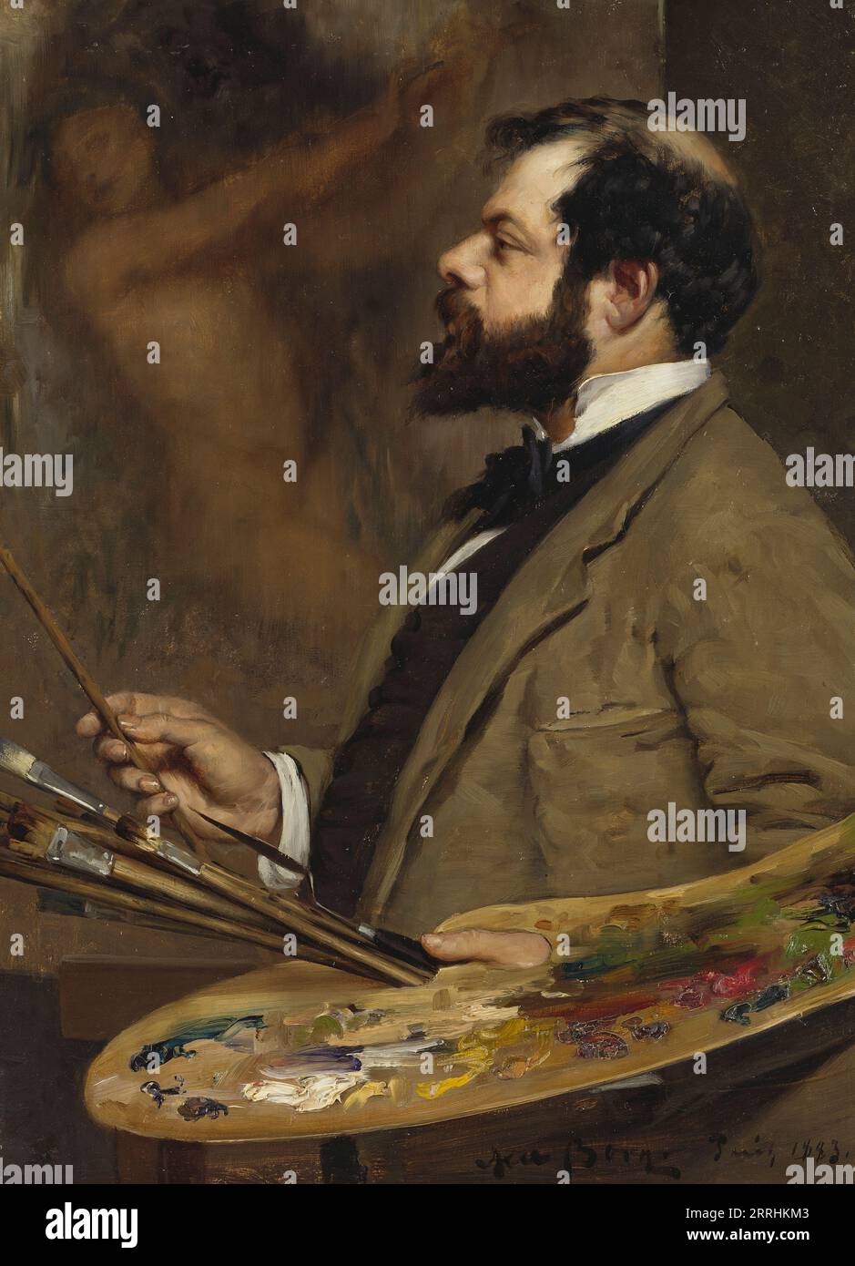 The Artist Ernst Josephson, 1883 Stock Photo Alamy
