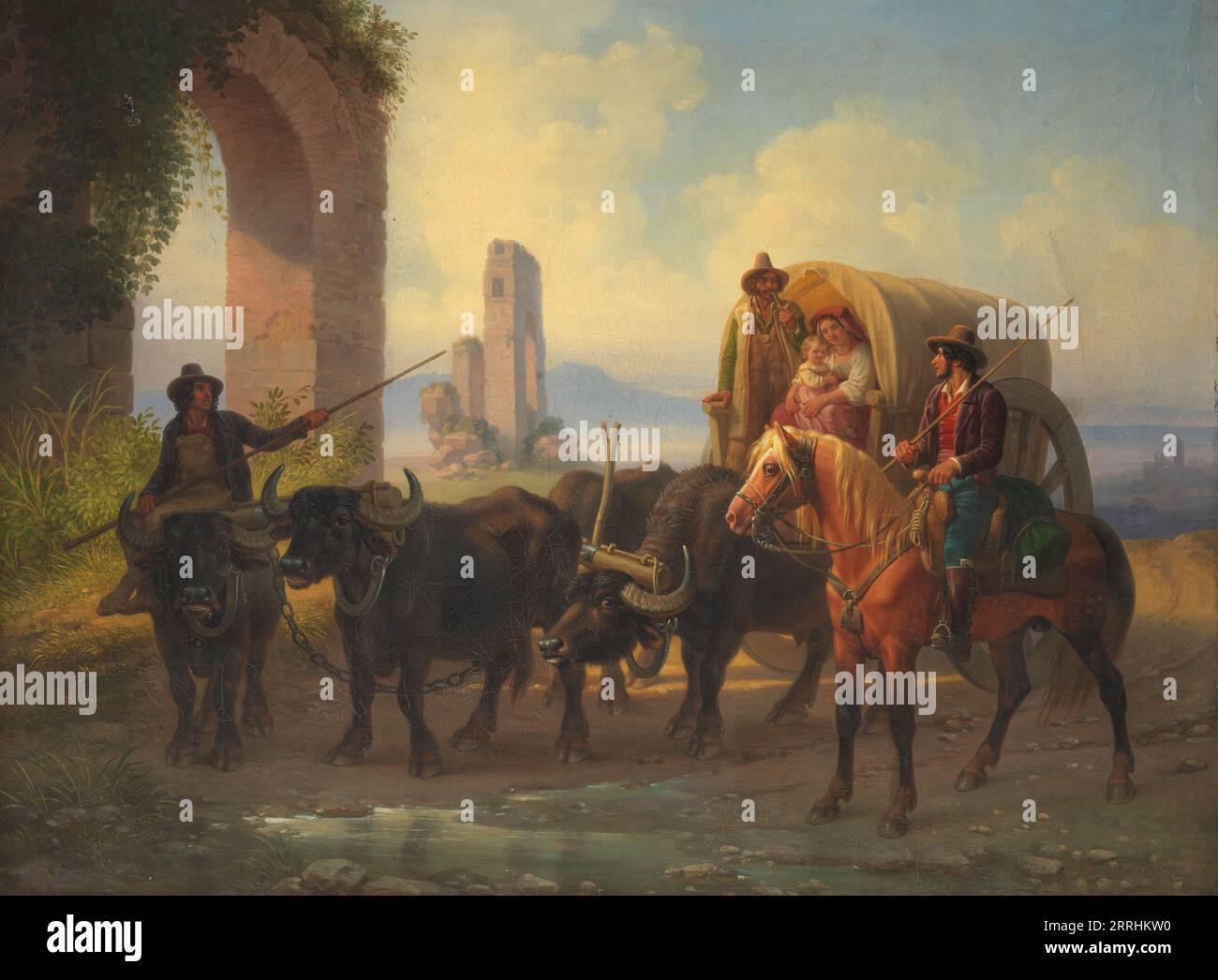 Farmers italy 19th century painting hi-res stock photography and images ...