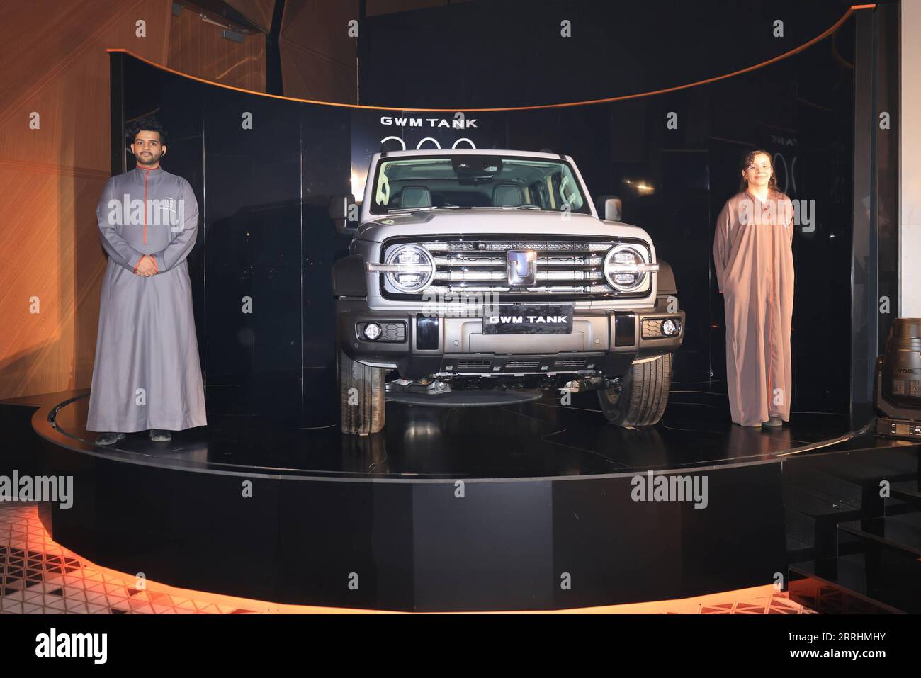 220704 RIYADH, July 4, 2022 A Tank 300 offroad vehicle is