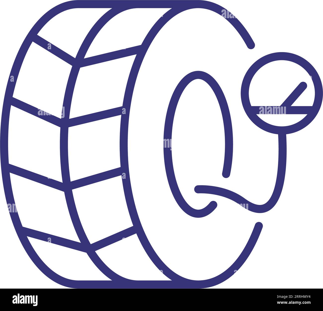 Tire pressure gage line icon Stock Vector Image & Art Alamy