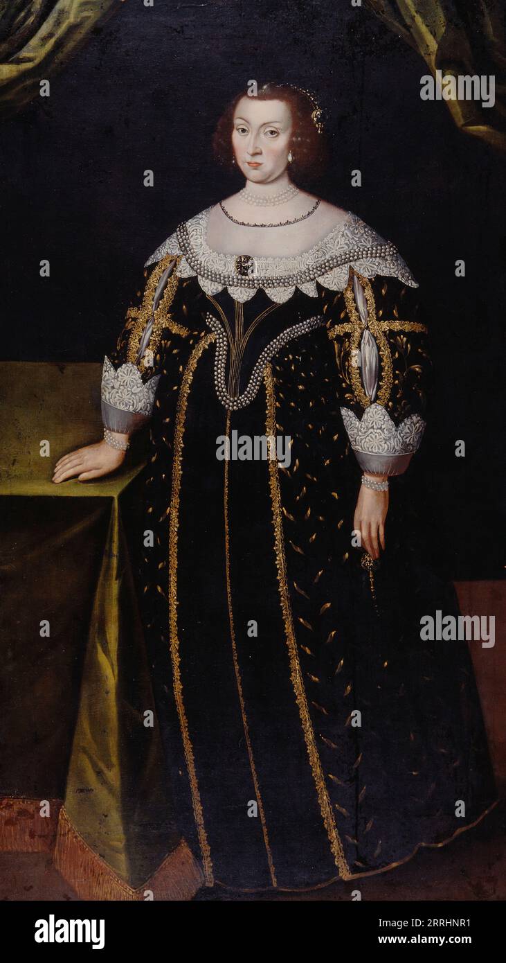 Katarina, 1584-1638, Princess of Sweden, Palatine Countess of Zweibr&#xfc;cken, 17th century. Stock Photo