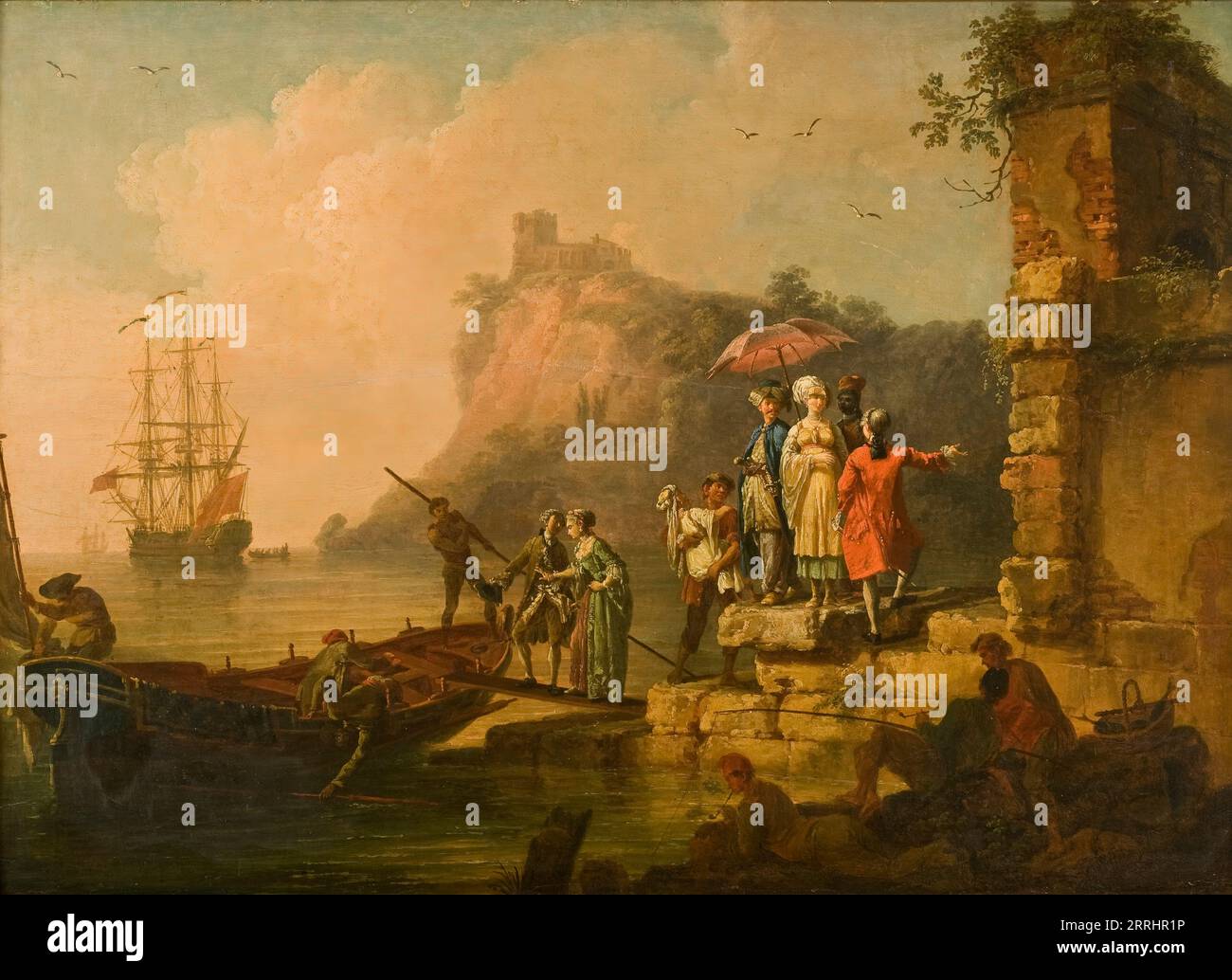 Man on ship 18th century hi-res stock photography and images - Alamy