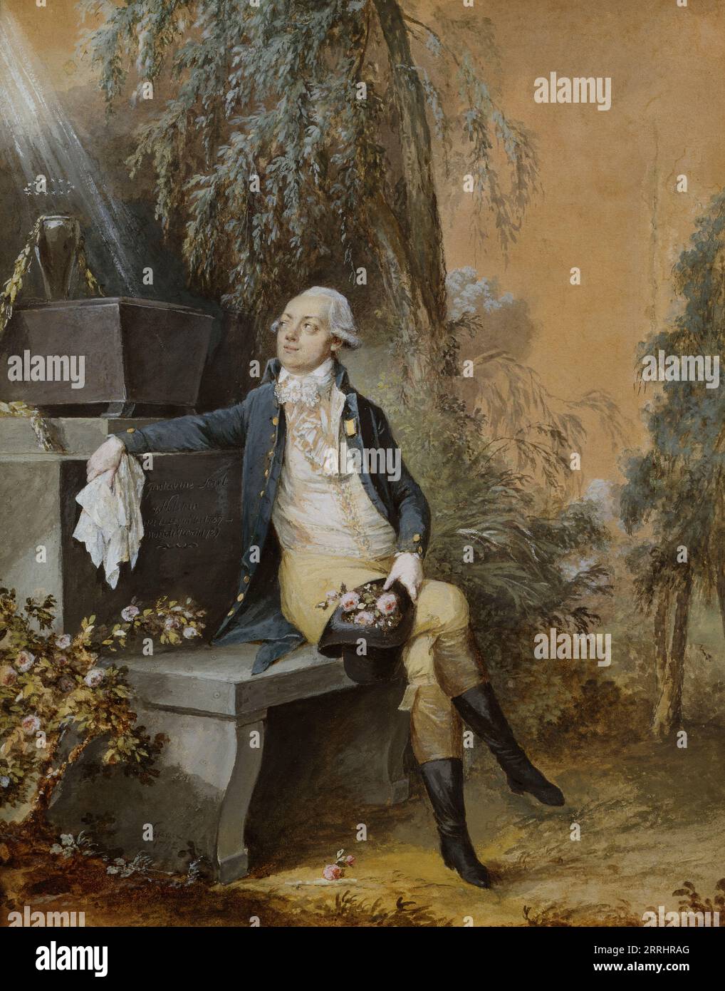 Ambassador Baron Erik Magnus Stael von Holstein (1749-1802), 1792. Stock Photo