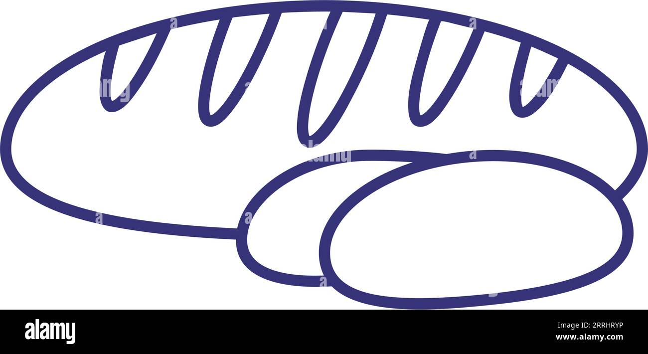 Bread line icon Stock Vector