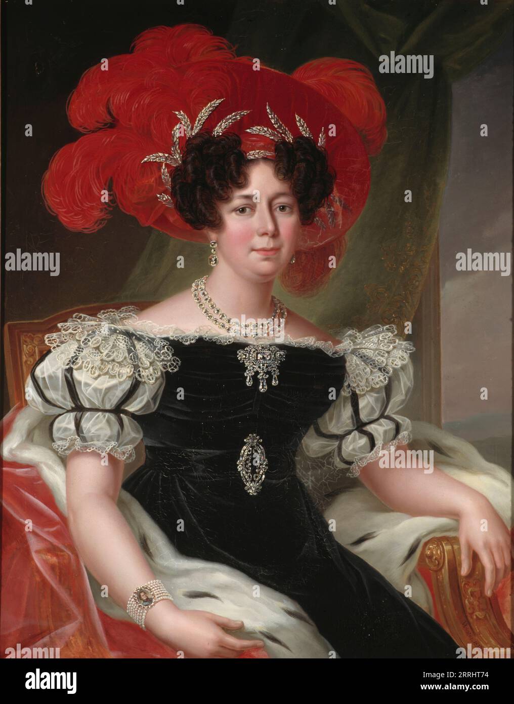 Desideria, 1781-1860, Queen of Sweden and Norway, married to Karl XIV Johan, 1830. Stock Photo