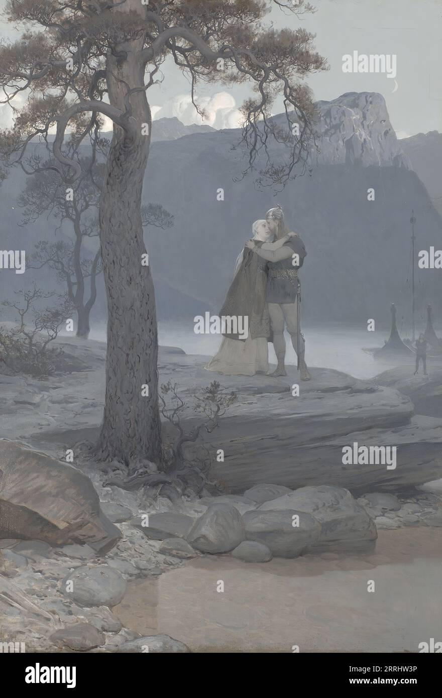 Romantic farewell scene hi-res stock photography and images - Alamy