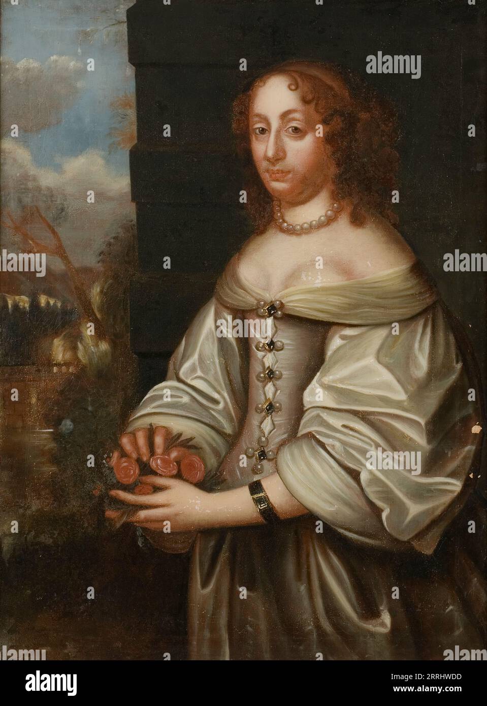 Eleonora Katarina, 1626-1692, Princess of Zweibr&#xfc;cken Landcountess of Hesse-Es, 17th century. Stock Photo