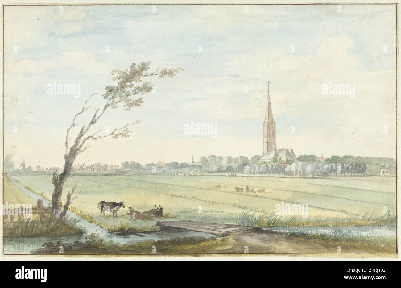 18th century farm village view hi-res stock photography and images - Alamy