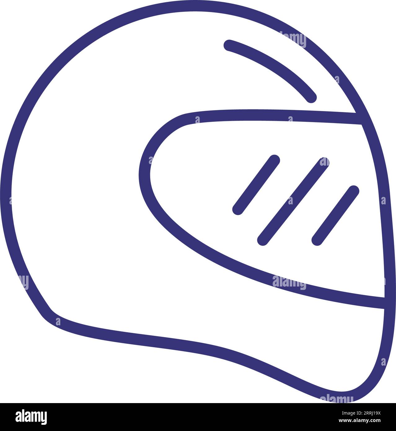 Racing helmet line icon Stock Vector Image & Art - Alamy