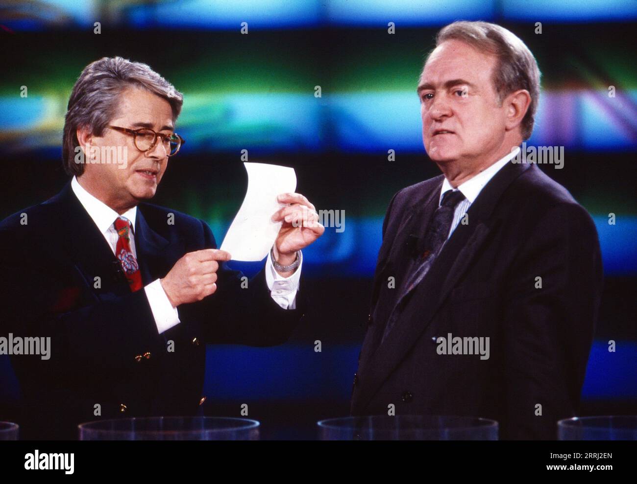 Nase vorn, Spielshow, Deutschland 1988 - 1990, Gaststar Johannes Rau ...