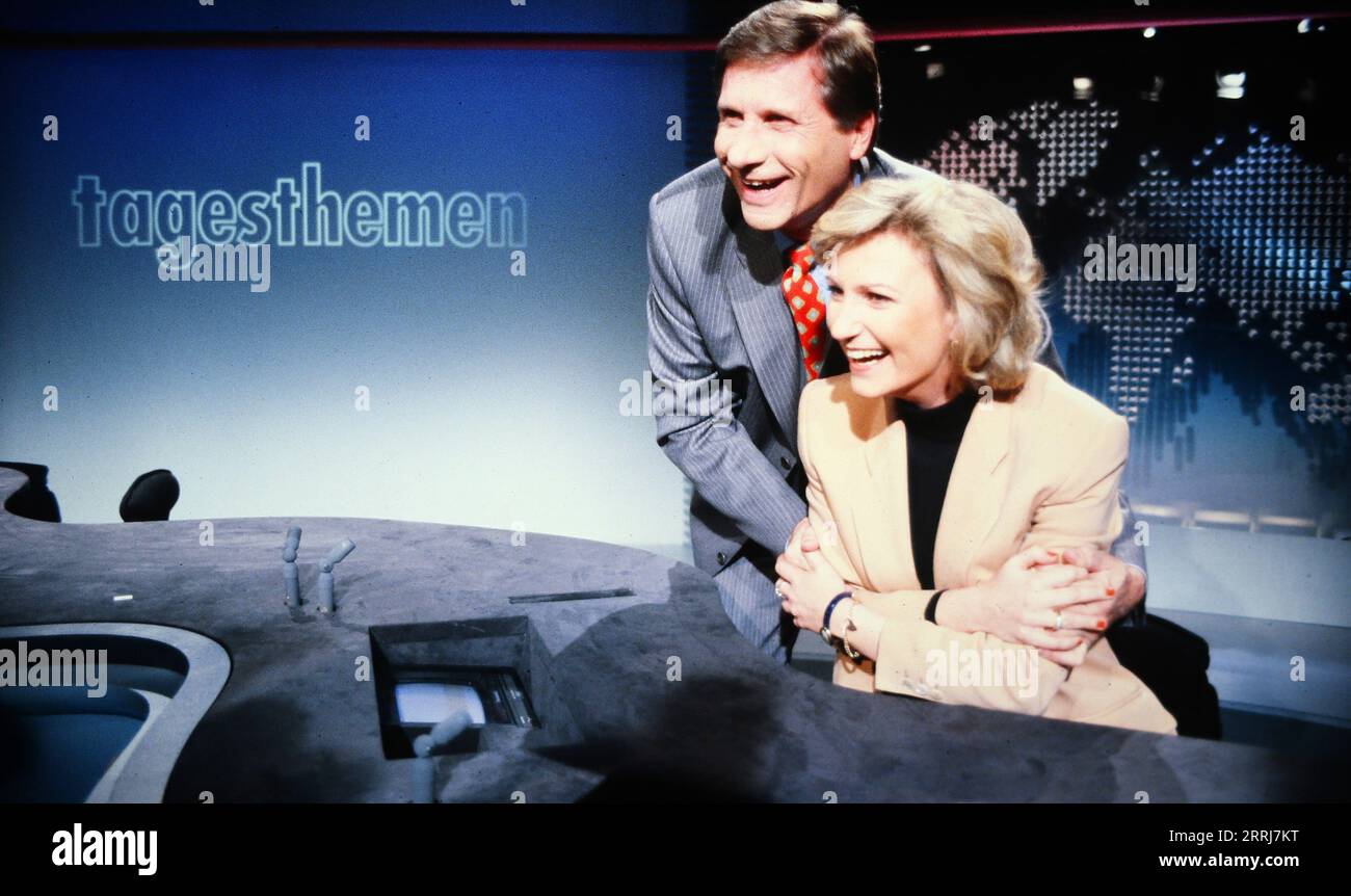 40 Jahre Tagesschau - das Team der Spätsendung \