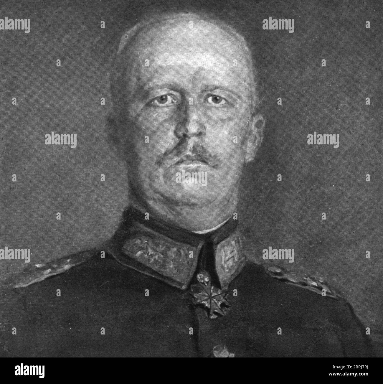 'Le general Ludendorf', 1918. From &quot;L'Album de la Guerre 1914-1919, Volume 2&quot; [L'Illustration, Paris, 1924]. Stock Photo