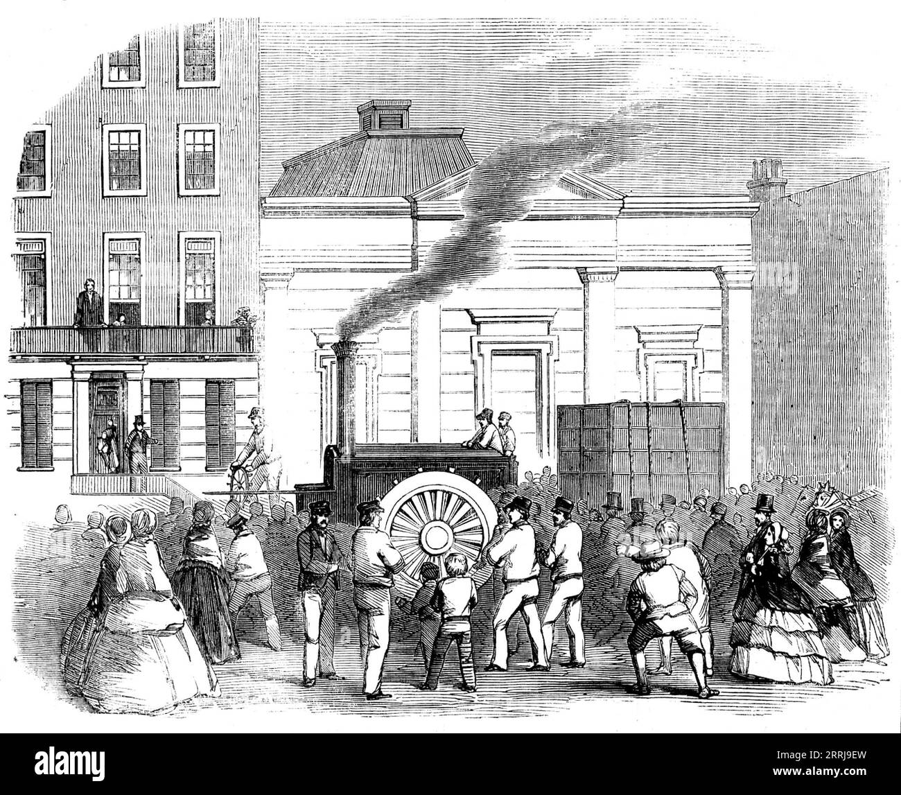 Bray's Traction-engine, 1858. '...thousands of spectators...seemed much ...