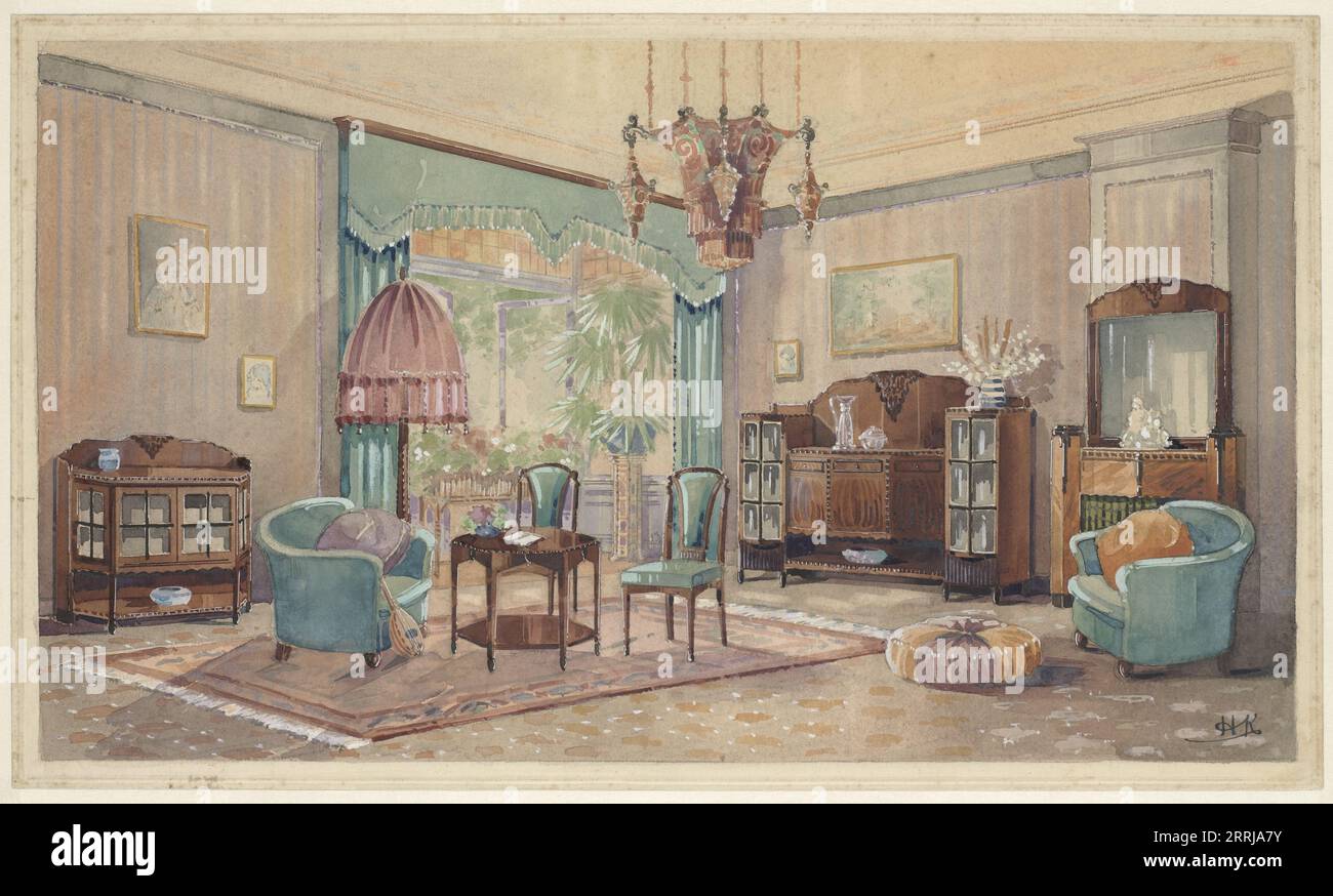 1920s chair living room hi-res stock photography and images - Alamy