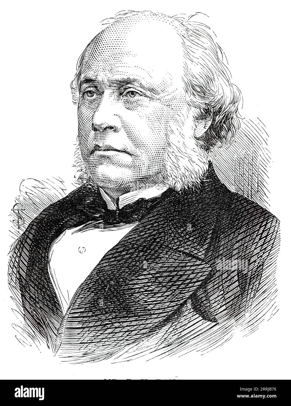 Mr. R. H. Dana, 1876. 'The Senate of the United States has rejected, for party or personal reasons, President Grant's appointment of this gentleman...as American Minister in London...At the age of nineteen, Mr. R. H. Dana, being compelled to relinquish his studies at Harvard in consequence of the failure of his eyesight, went to sea in a merchant-vessel as a common sailor. Upon his return he wrote and published a very graphic description of his voyages in the well-known book entitled &quot;Two Years Before the Mast.&quot; His sight being completely restored, he resumed his studies, graduated w Stock Photo