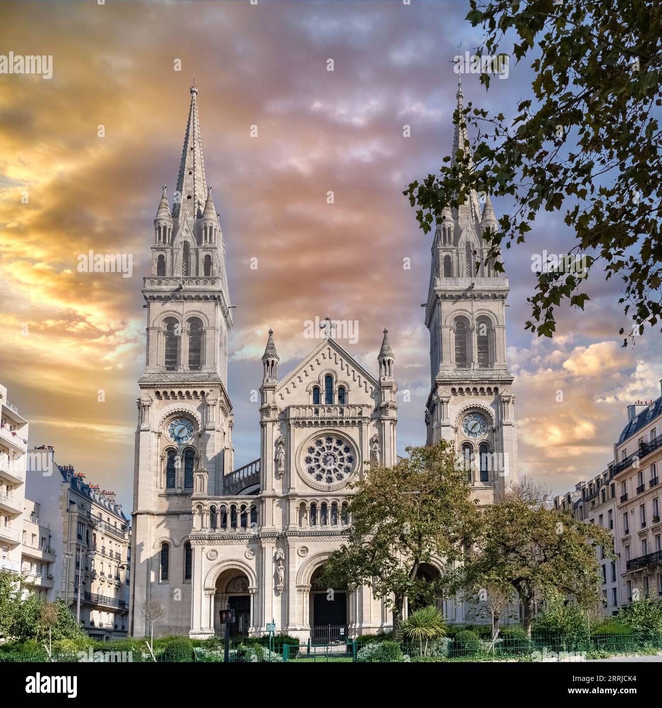 Paris, SaintAmbroise church, boulevard Voltaire in the 11e district