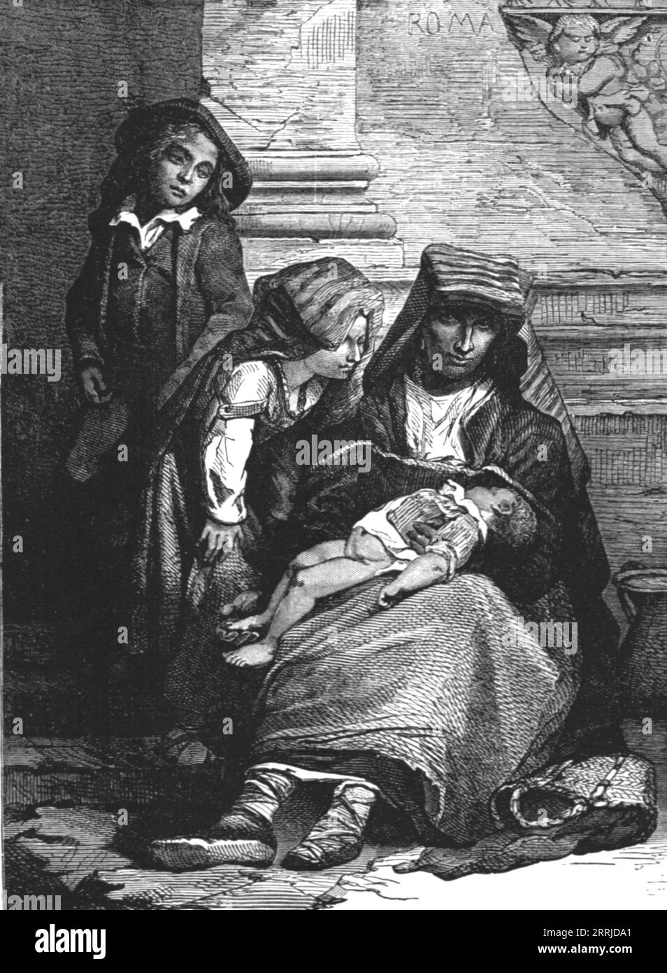 Poor People In Ancient Rome Italy poverty 19th century hi-res stock photography and images - Alamy