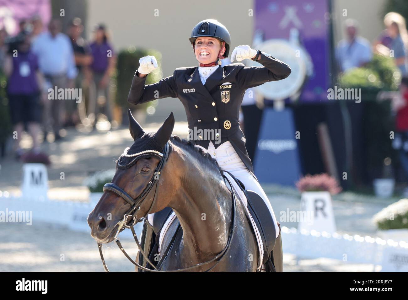 Euro Equestrian Rider Riesenbeck, Germany. 08th Sep, 2023. Equestrian sport: European ...