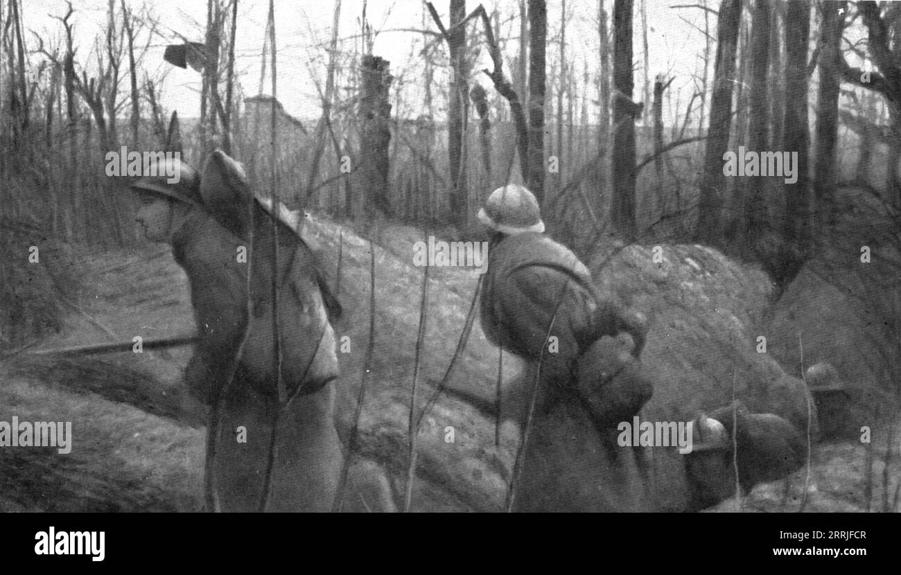 World war i trenches colour Black and White Stock Photos & Images - Alamy