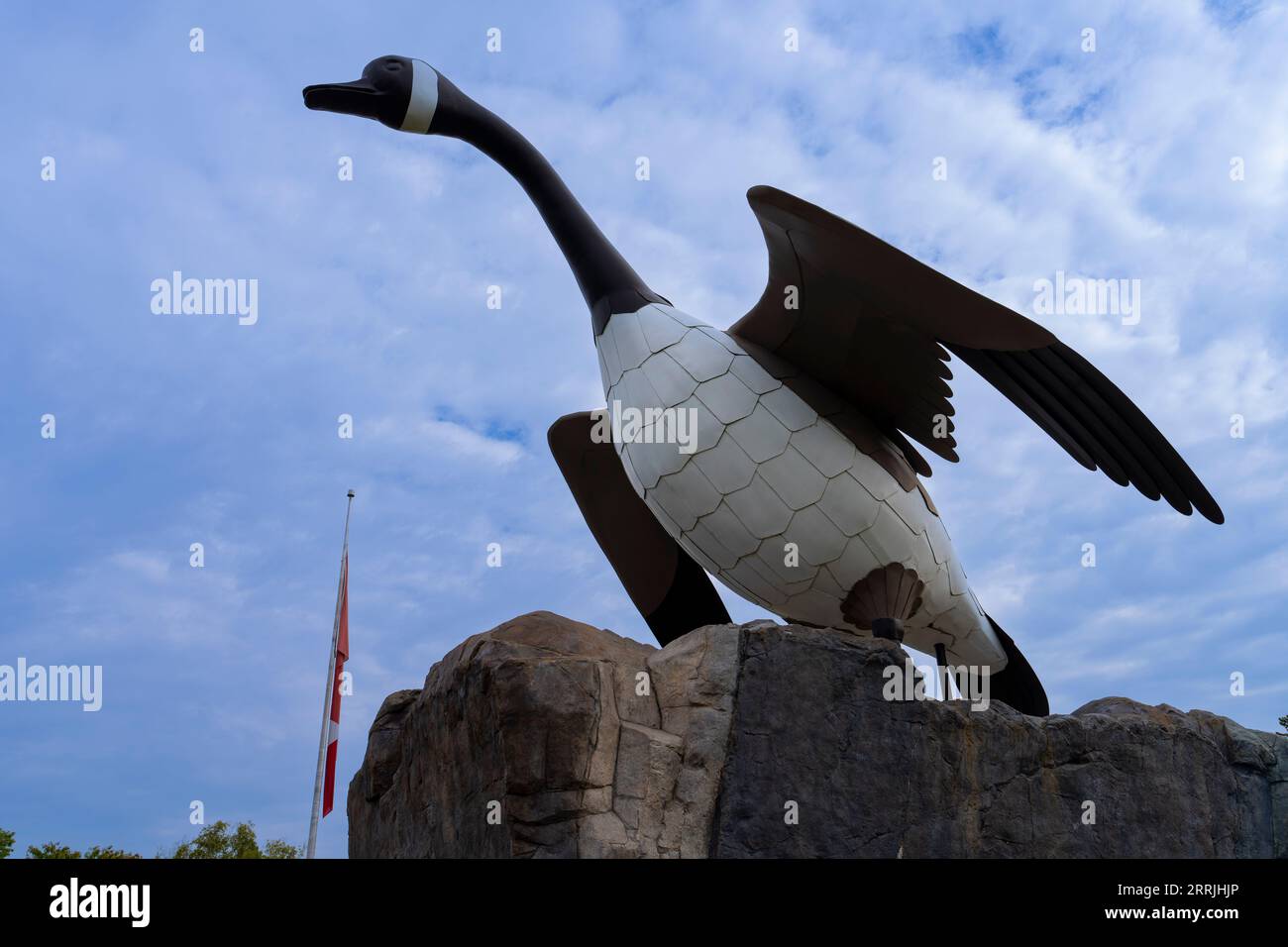 The Wawa Goose at the visitor information center in Wawa, Ontario in August 2023 Stock Photo