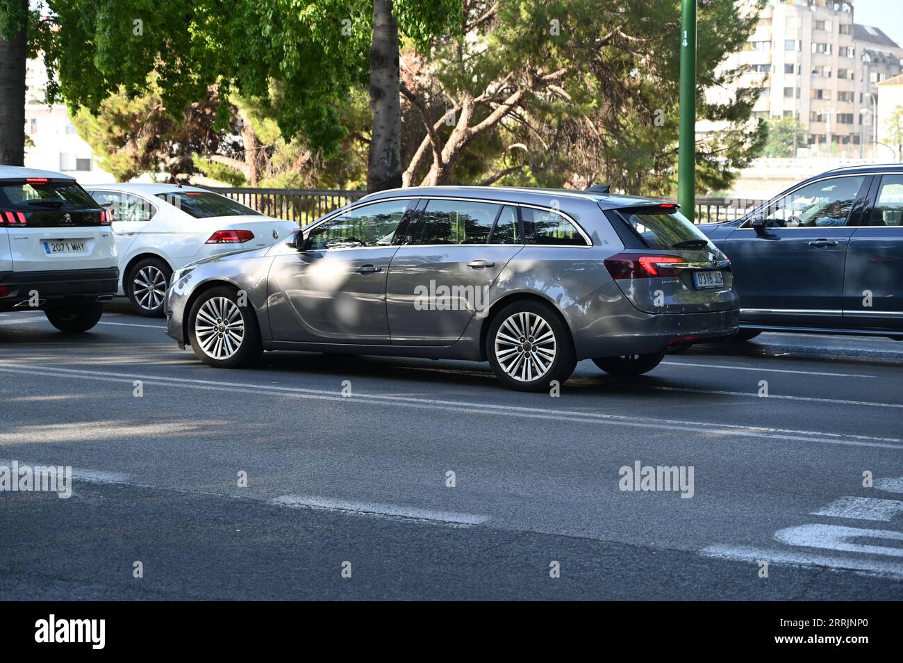 Opel Insignia on the streets of Saville. Stock Photo