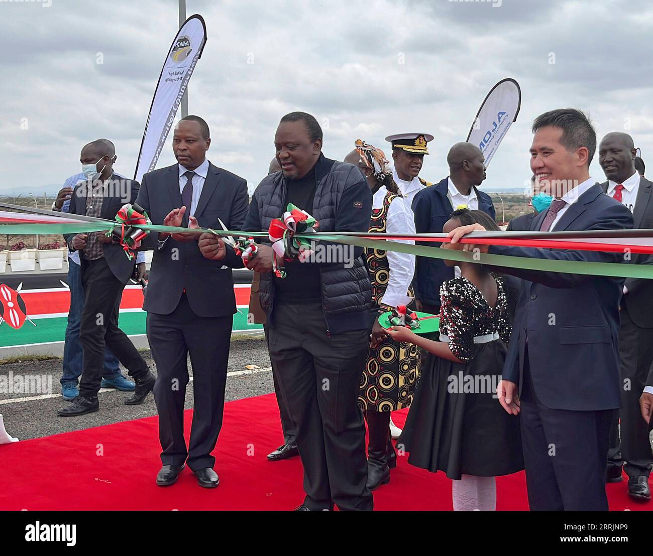 220801 -- NAIROBI, Aug. 1, 2022 -- Kenya s President Uhuru Kenyatta 2nd ...