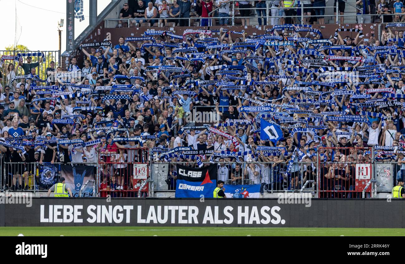 Hamburg, Germany. 08th Sep, 2023. Soccer, Women: DFB Cup, FC St. Pauli ...