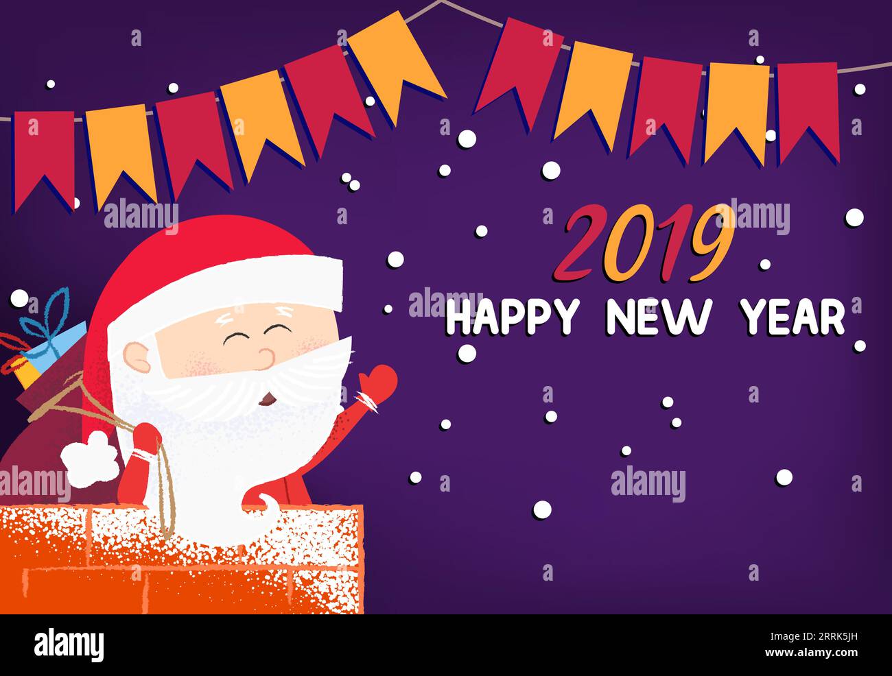 Flag santa claus Stock Vector Images Alamy