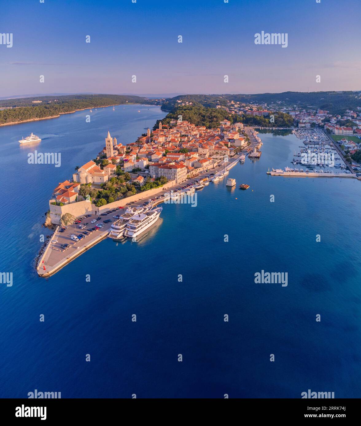 Europe Croatia Primorje Gorski Kotar County Island Of Rab Elevated Europe Croatia Primorje Gorski Kotar County Island Of Rab Elevated