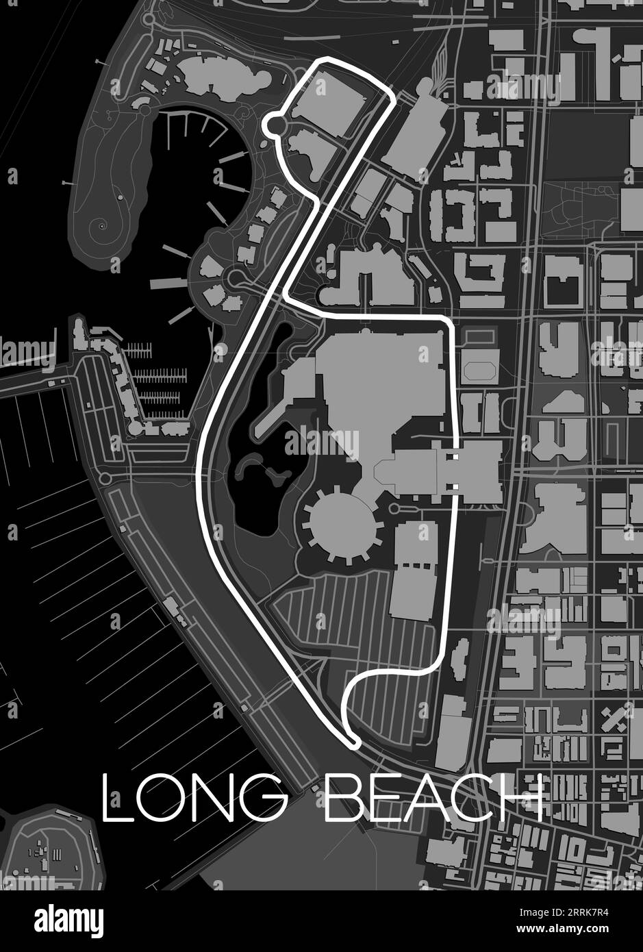 Map of grand beach hires stock photography and images Alamy