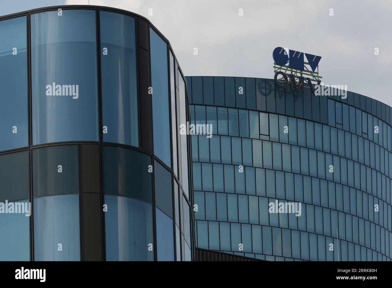 Vienna, Austria. June 3, 2017. OMV headquarter in 1020 Vienna Stock Photo