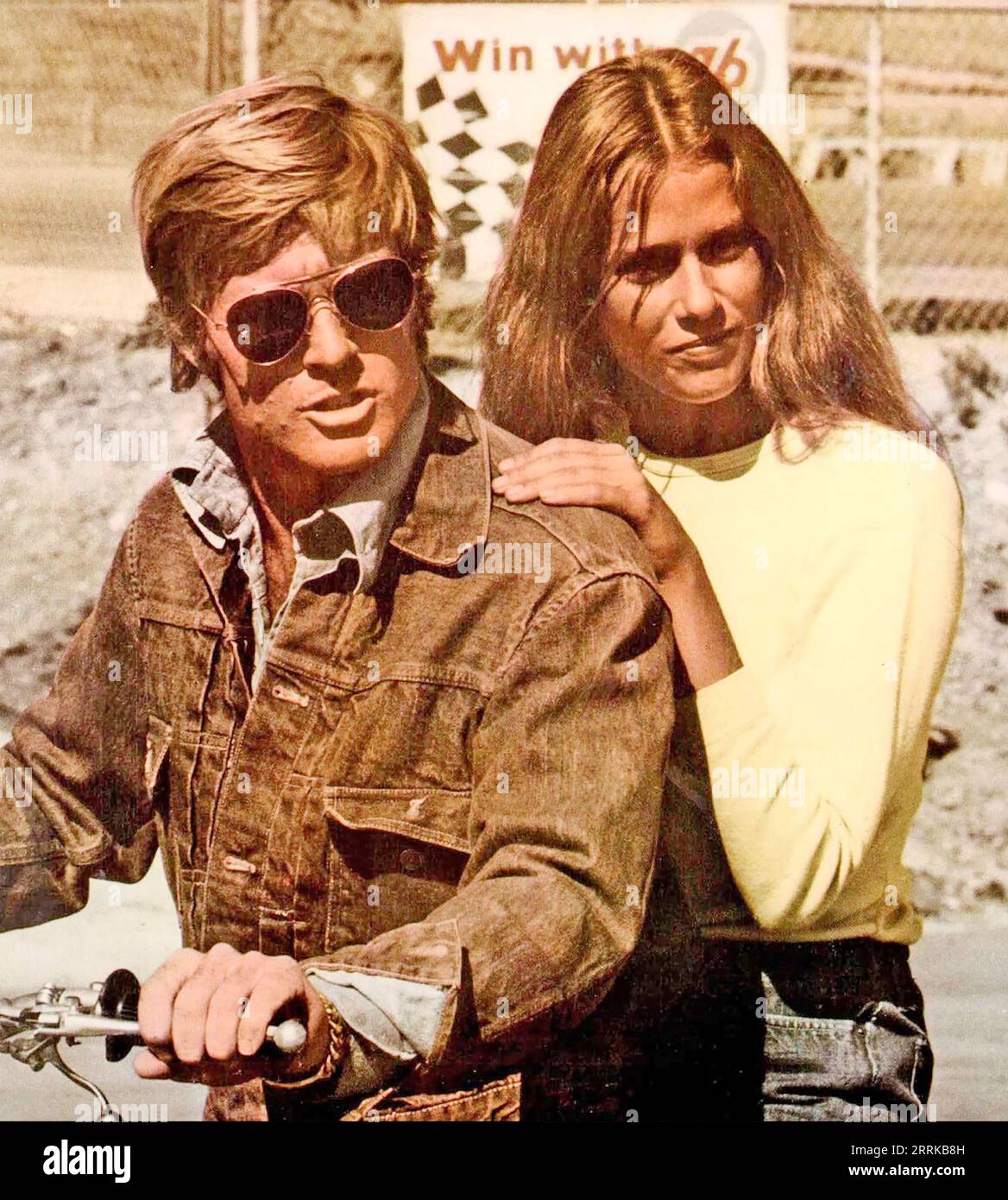 LITTLE FAUSS AND BIG HALSY  1970 Paramount Pictures film with Robert Redford and Lauren Hutton Stock Photo