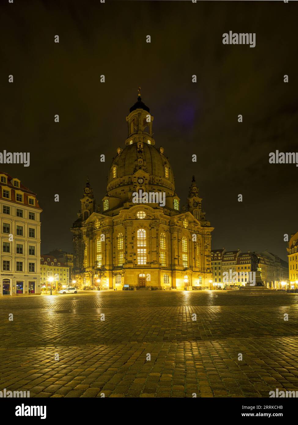 Dresden Frauenkirche Stock Photo