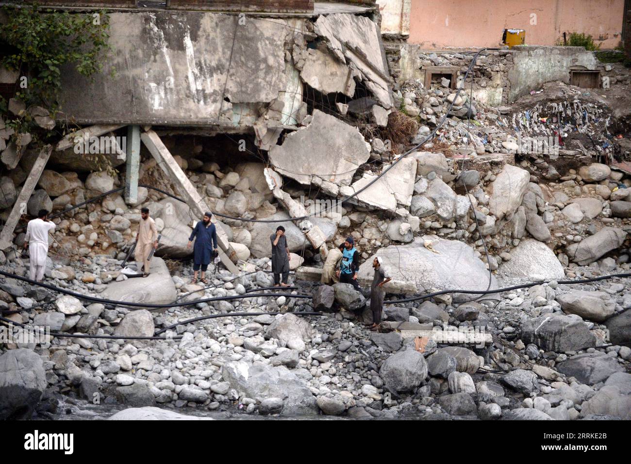 Flash floods triggered by heavy monsoon rains have killed hires stock