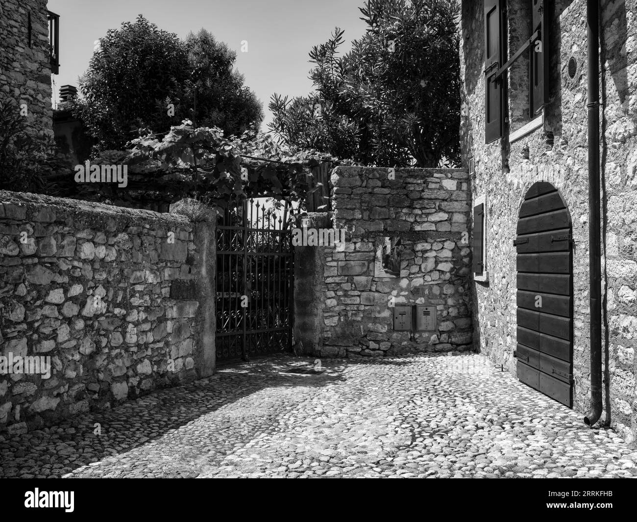 Malcesine, on the eastern shore of Lake Garda Stock Photo - Alamy