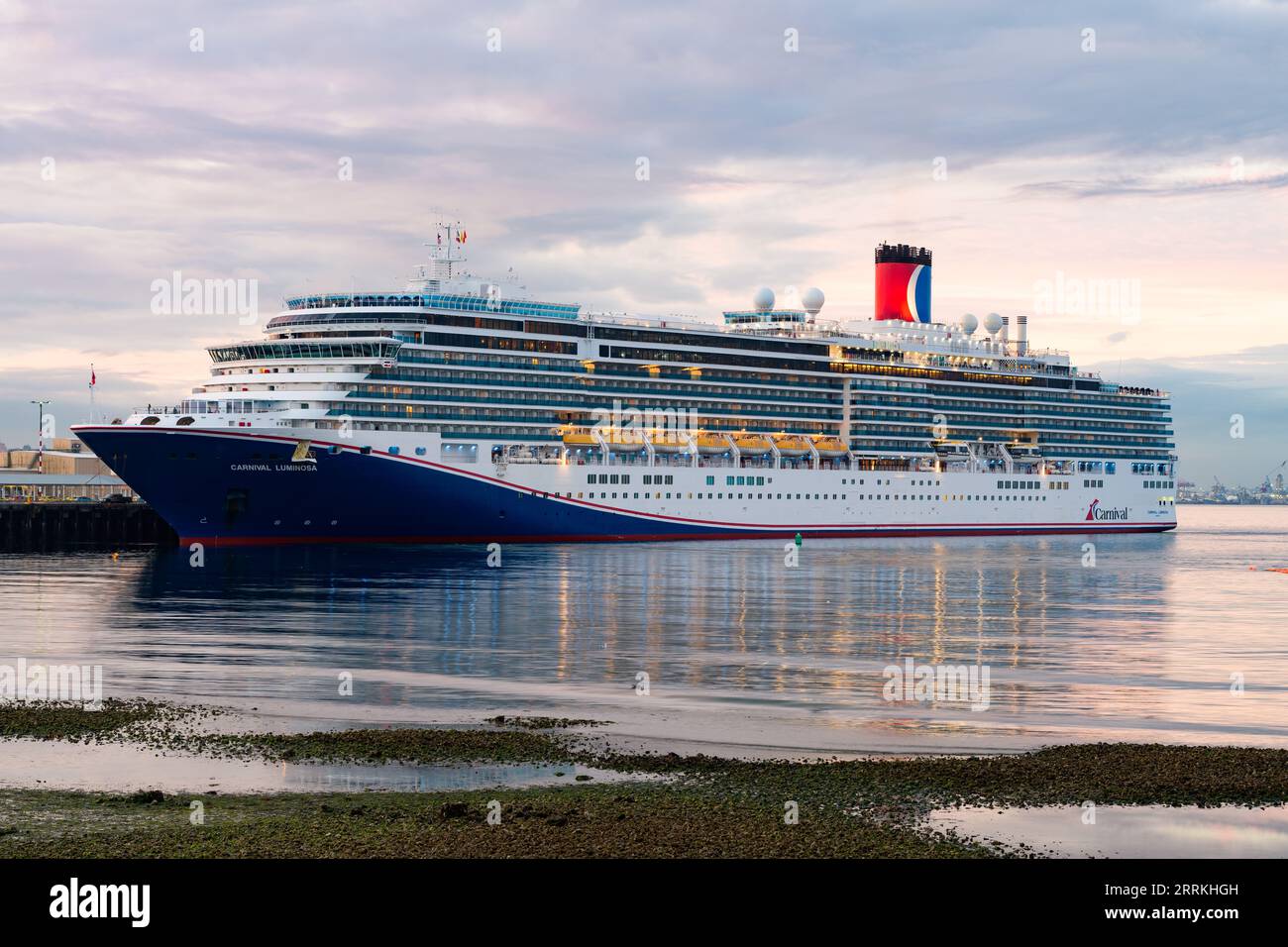 Seattle September 7, 2023; Carnival Luminosa docked at Pier 91