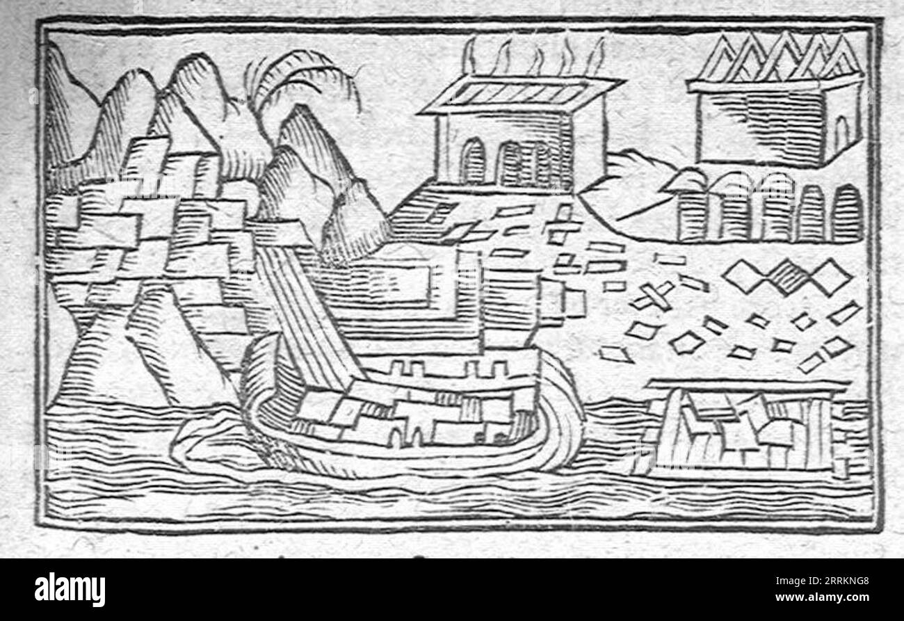 Historia de gentibus septentrionalibus, 1562 Stock Photo