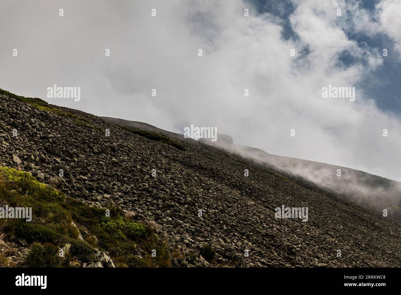 Europe, Poland, Lower Silesia, Giant Mountains, Sniezka / Schneekoppe Stock Photo