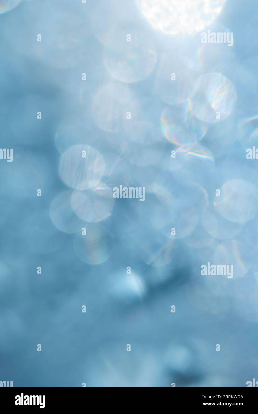 Blue pastel bokeh light texture hi-res stock photography and images - Alamy