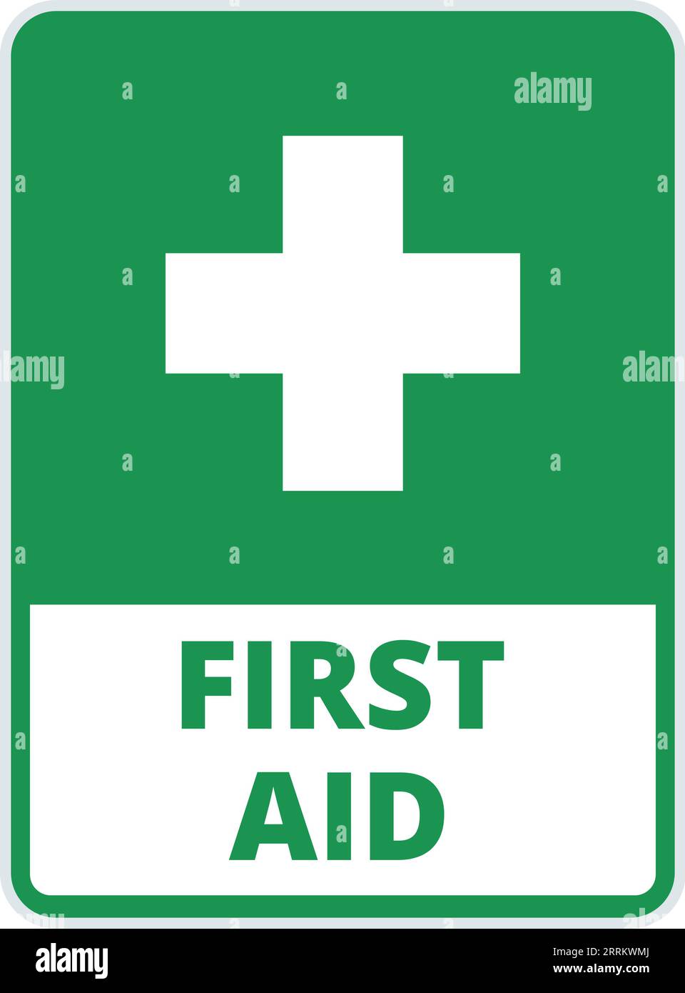 First AID Symbol. Vector illustration Stock Vector Image & Art Alamy