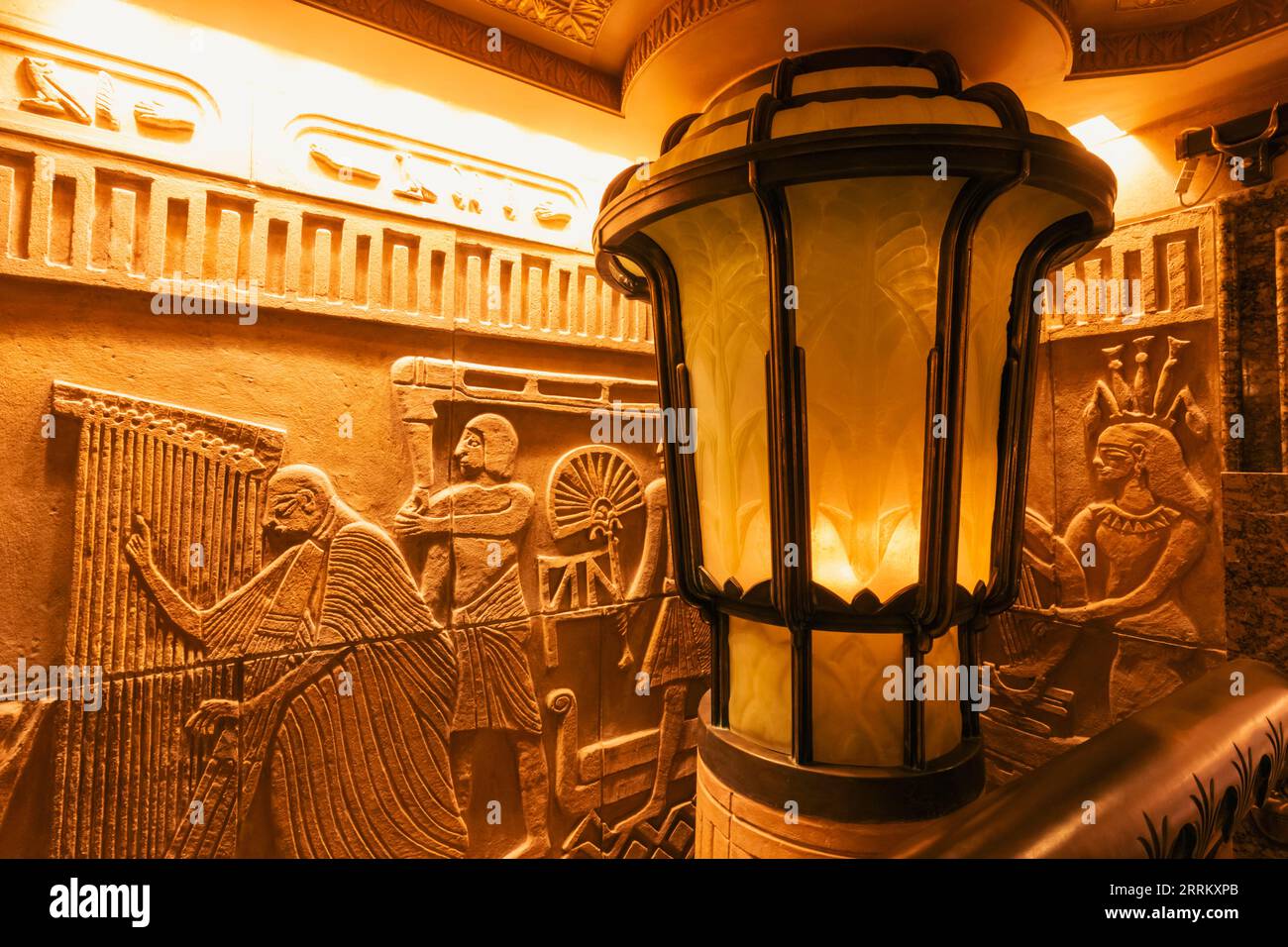 England, London, Knightsbridge, Harrods, The Egyptian Staircase Stock ...