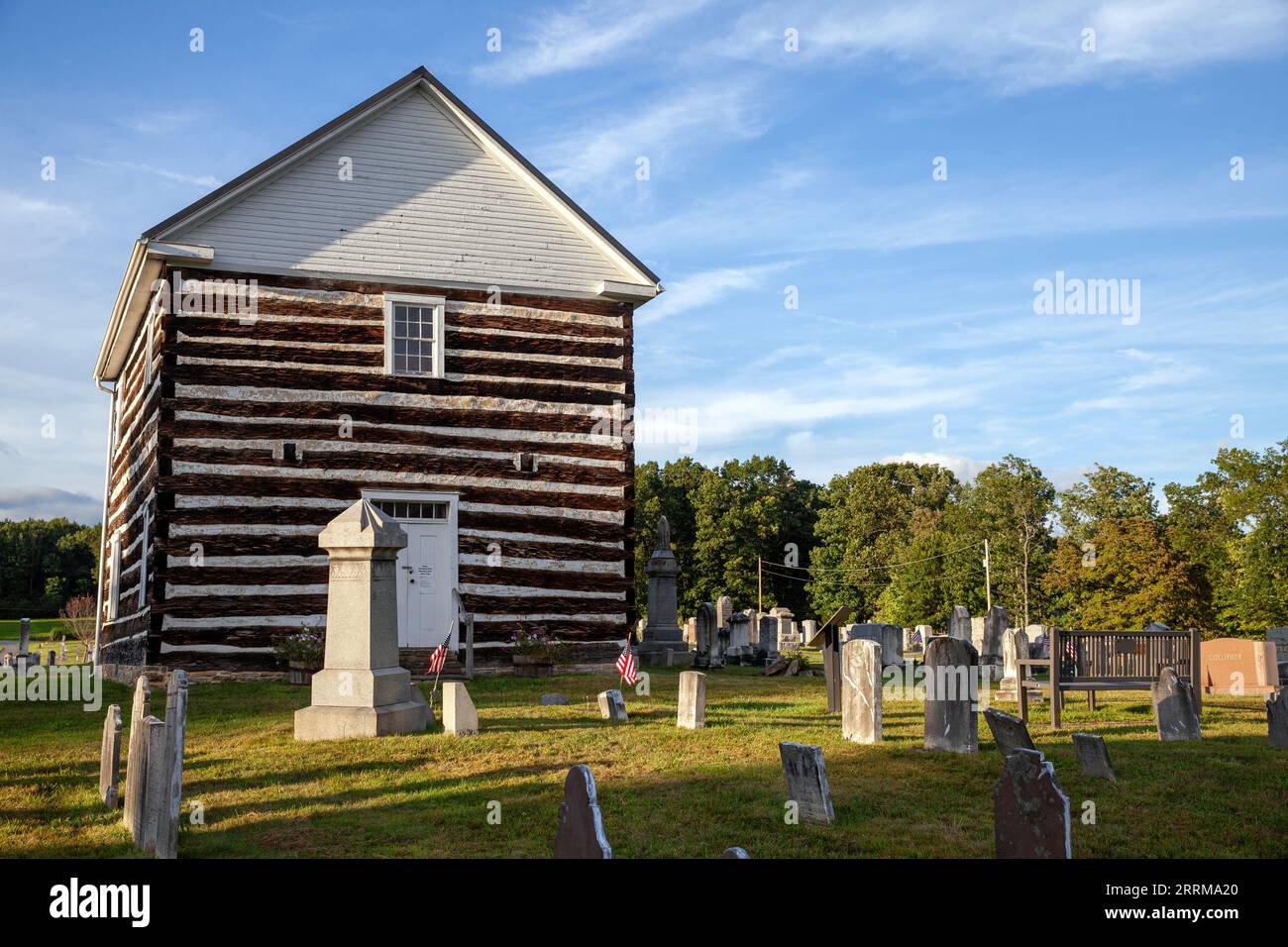 The Old Log Church Owned by Schellsburg and Chestnut Ridge Cemetery