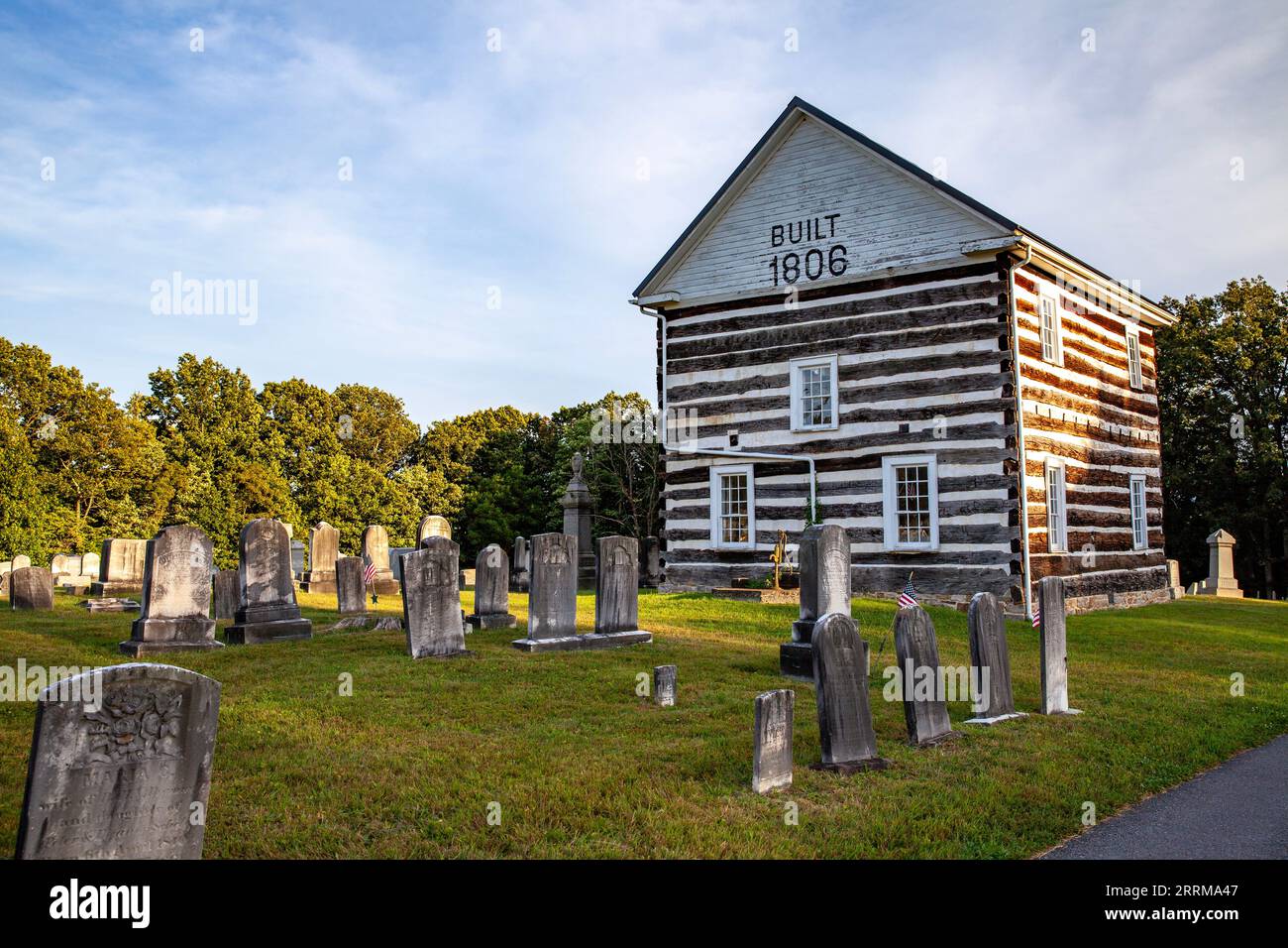 The Old Log Church Owned by Schellsburg and Chestnut Ridge Cemetery
