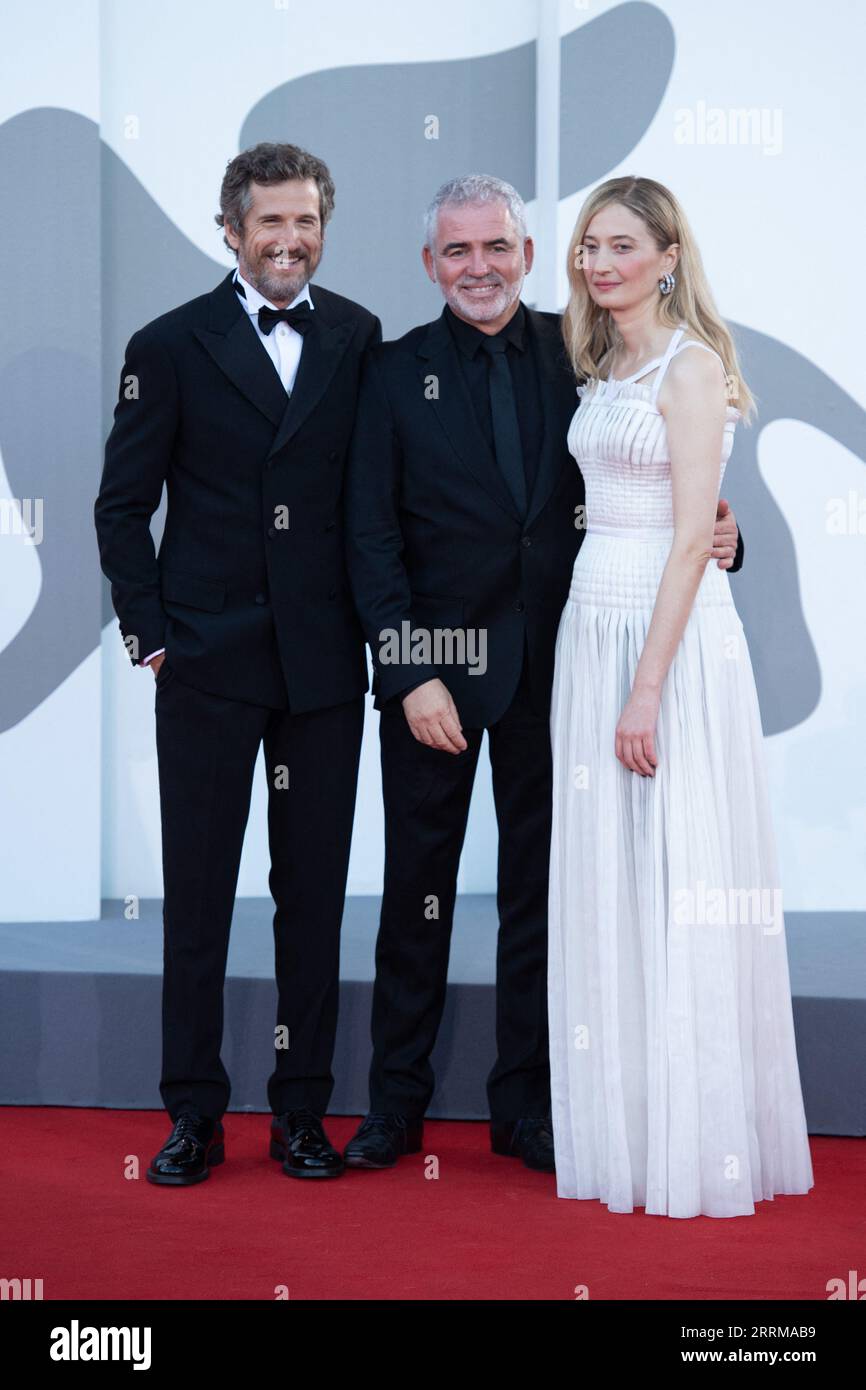 Venice, Italy. 08th Sep, 2023. Guillaume Stephane Brize, Alba Rohrwacher attending the Venice, Italy. 08th Sep, 2023. Guillaume Stephane Brize, Alba Rohrwacher attending the